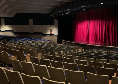 Salle de Spectacle Dina Bélanger vue des sièges Collège Jésus-Marie de Sillery