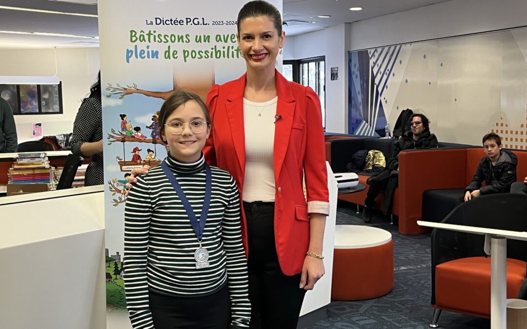 Finale régionale de la Dictée PGL Collège Jésus-Marie de Sillery Madame Geneviève Guilbault